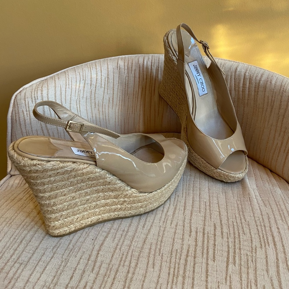 COPY - Jimmy Choo Patent Leather Espadrilles